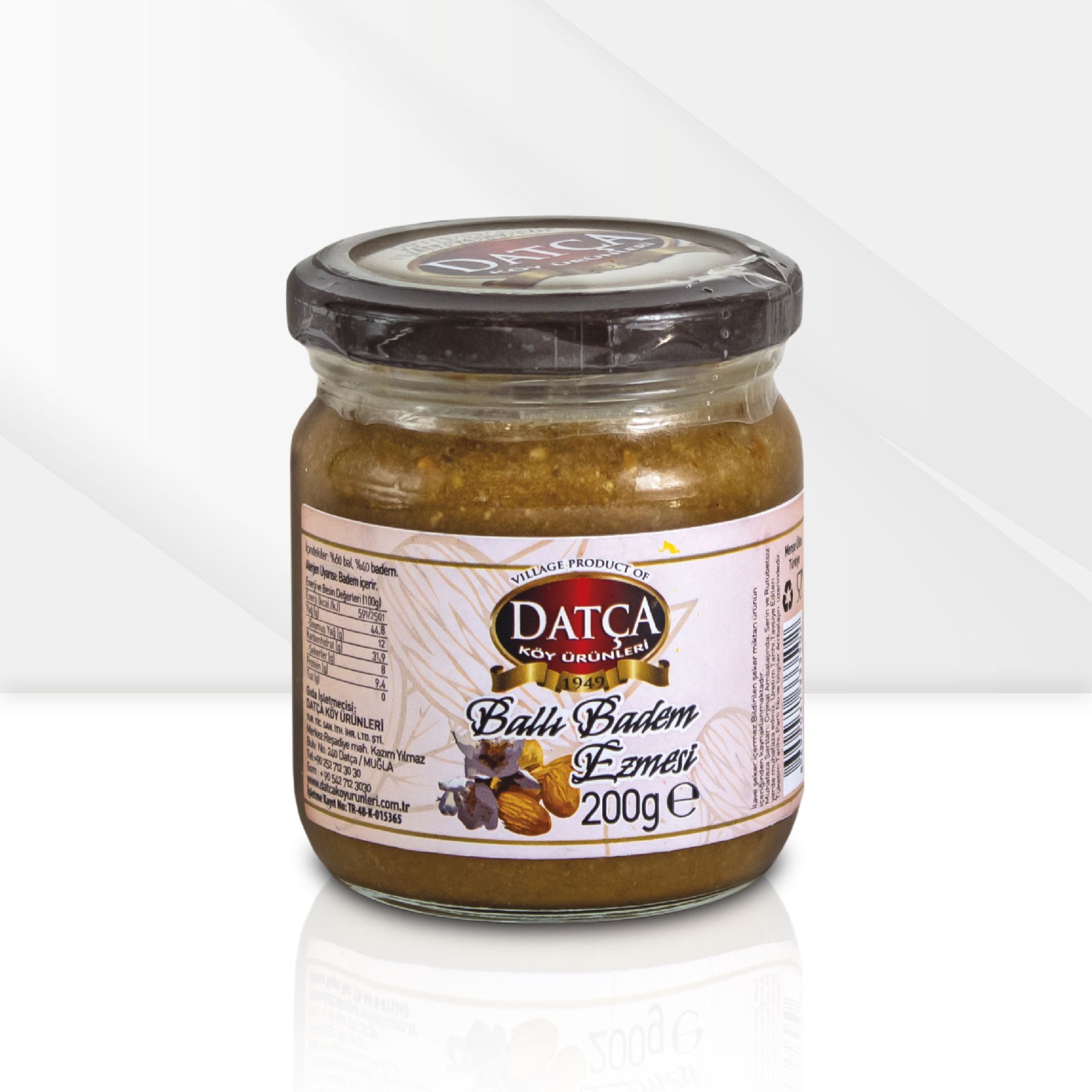 DATÇA KÖY ÜRÜNLERi Ballı Badem Ezmesi 200 g