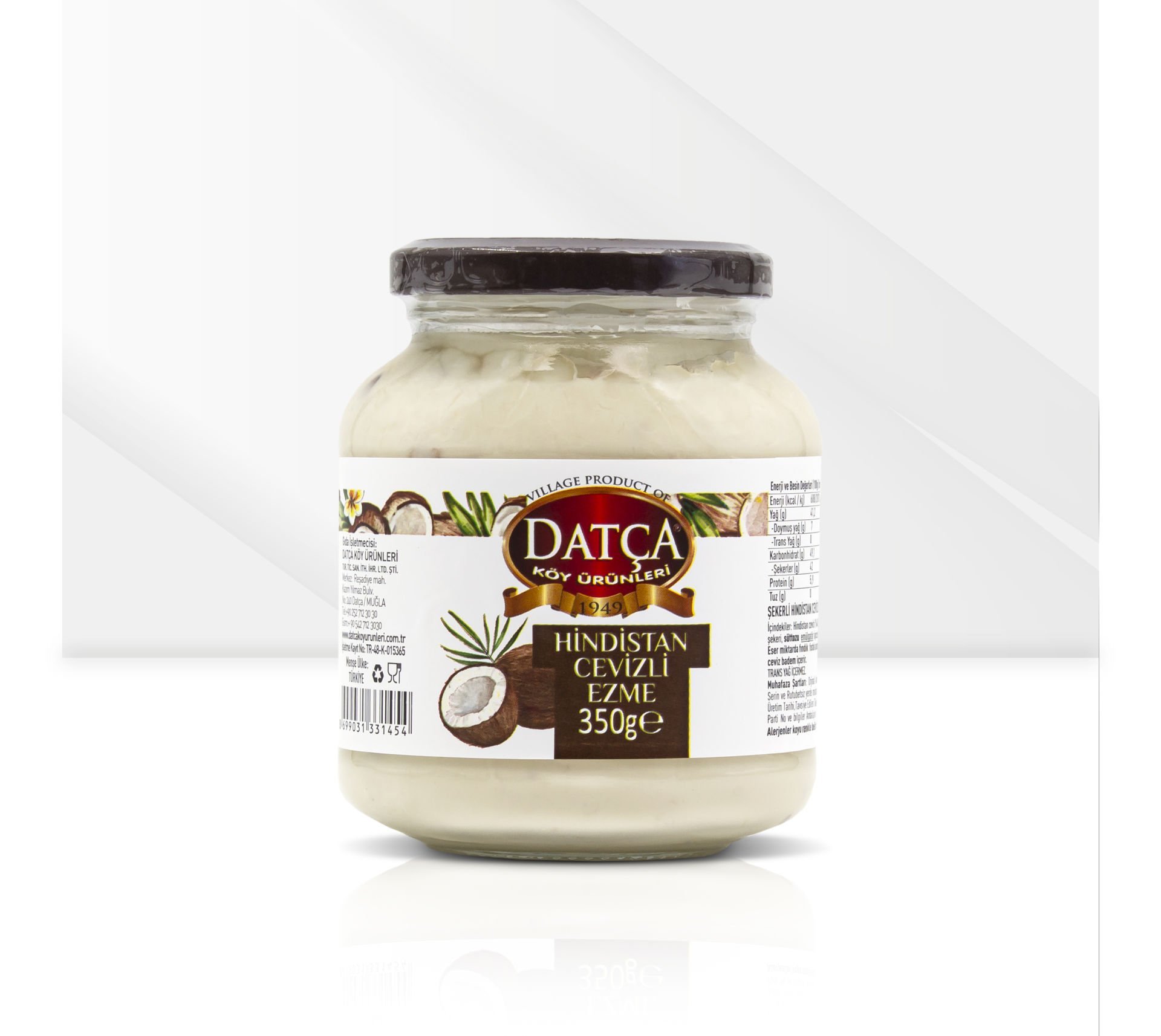 DATÇA KÖY ÜRÜNLERi Hindistan Cevizli Ezme 350 g