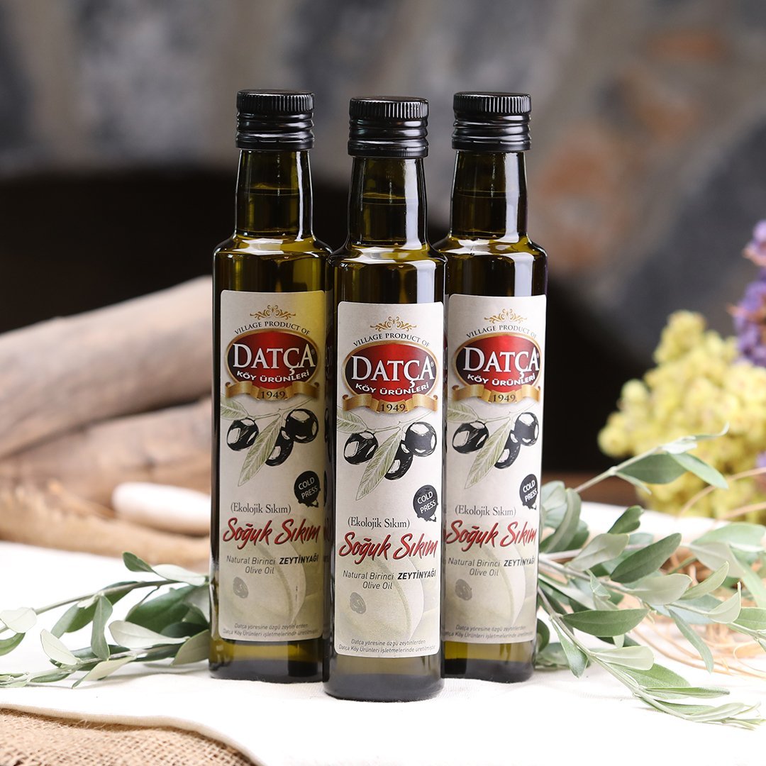 DATÇA KÖY ÜRÜNLERi Soğuk Sıkım Zeytinyağı 250 ml