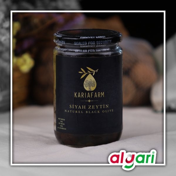 KARIAFARM Zeytinyağlı Siyah Zeytin 400 g