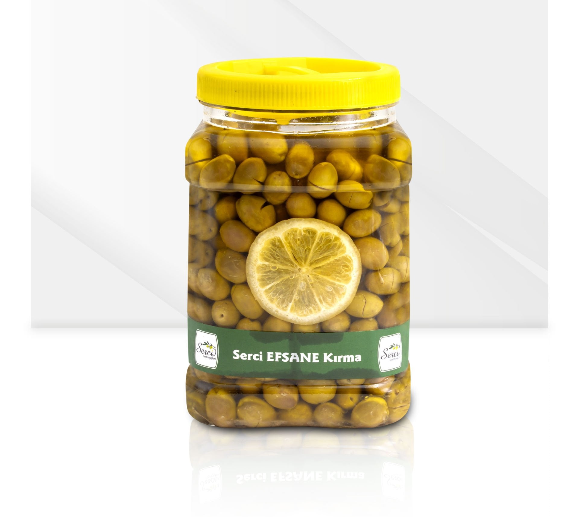 SERCİ Yağlı Kırma Yeşil Zeytin 2 kg