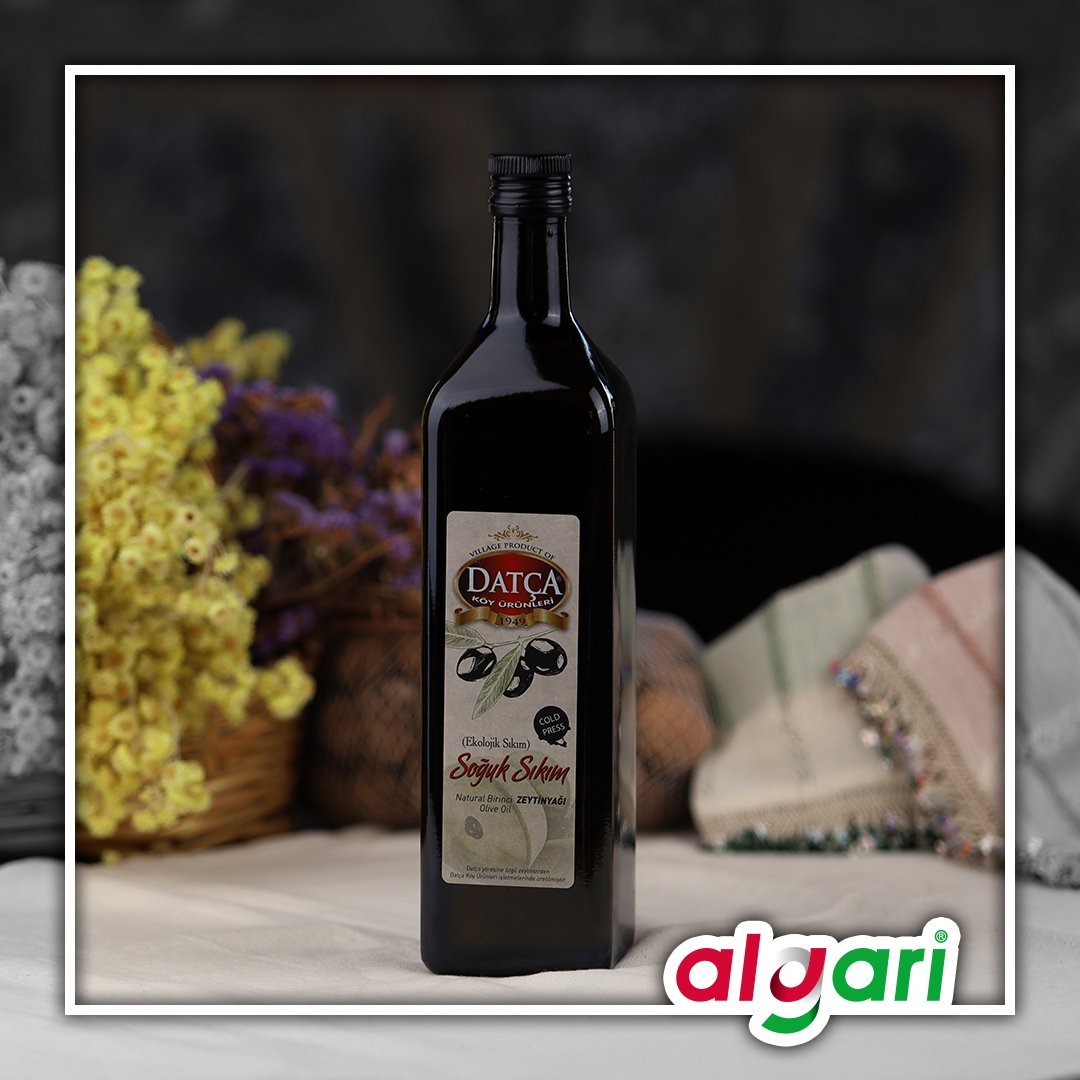 DATÇA KÖY ÜRÜNLERi Soğuk Sıkım Zeytinyağı 1 lt