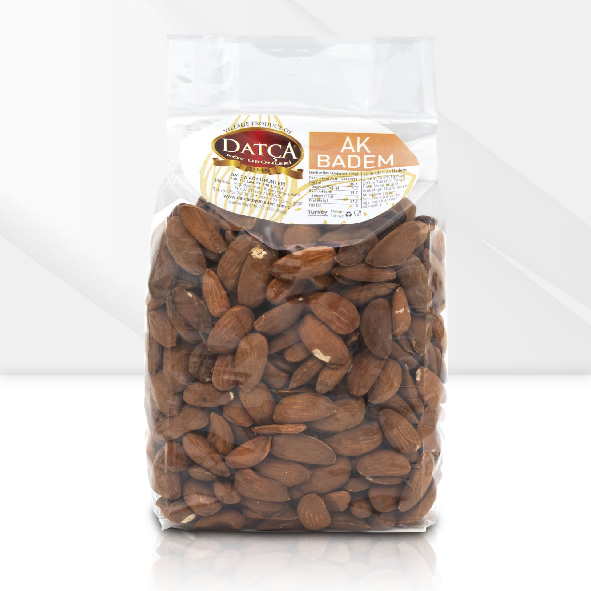 DATÇA KÖY ÜRÜNLERİ Ak Badem 500 gr