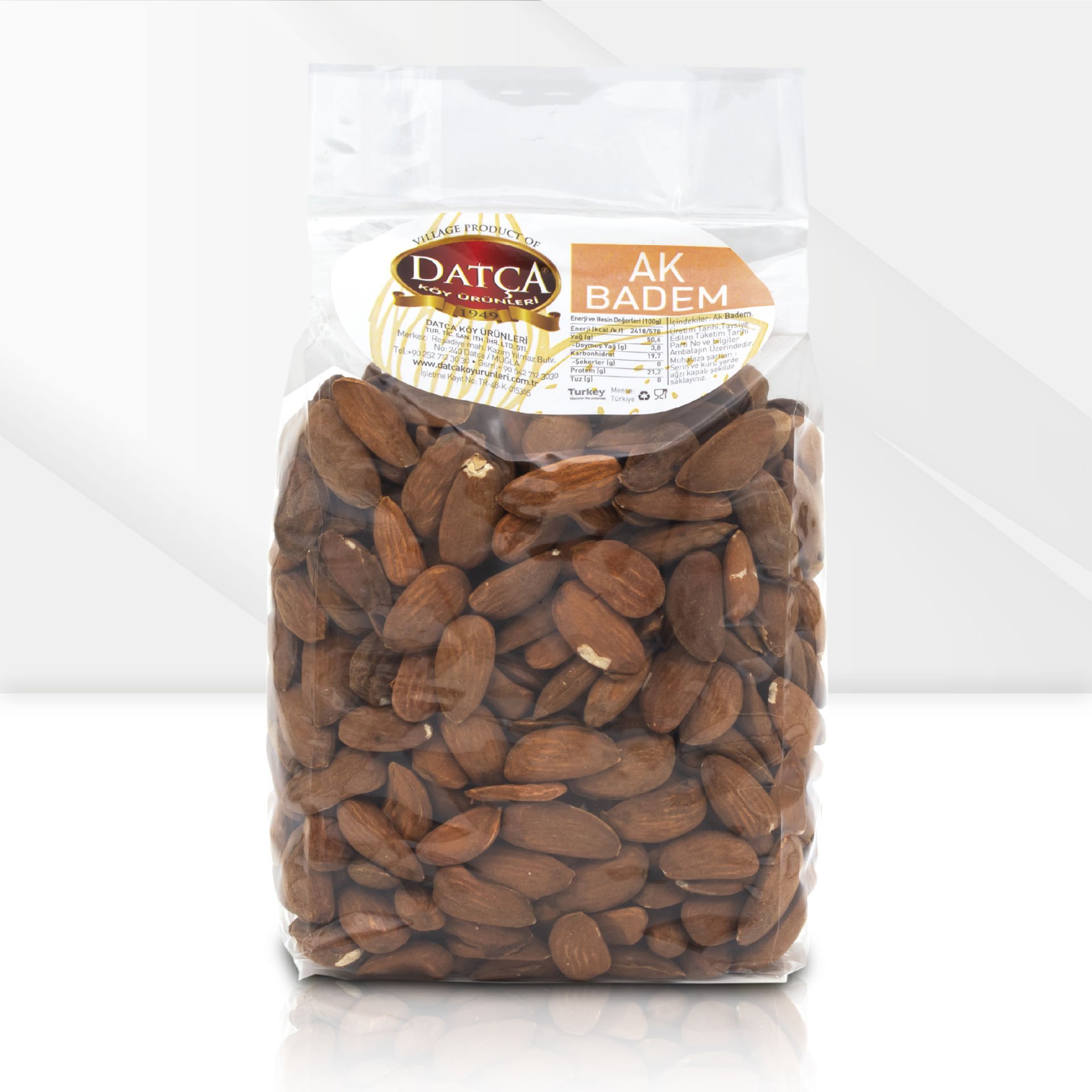 DATÇA KÖY ÜRÜNLERİ Ak Badem 500 gr