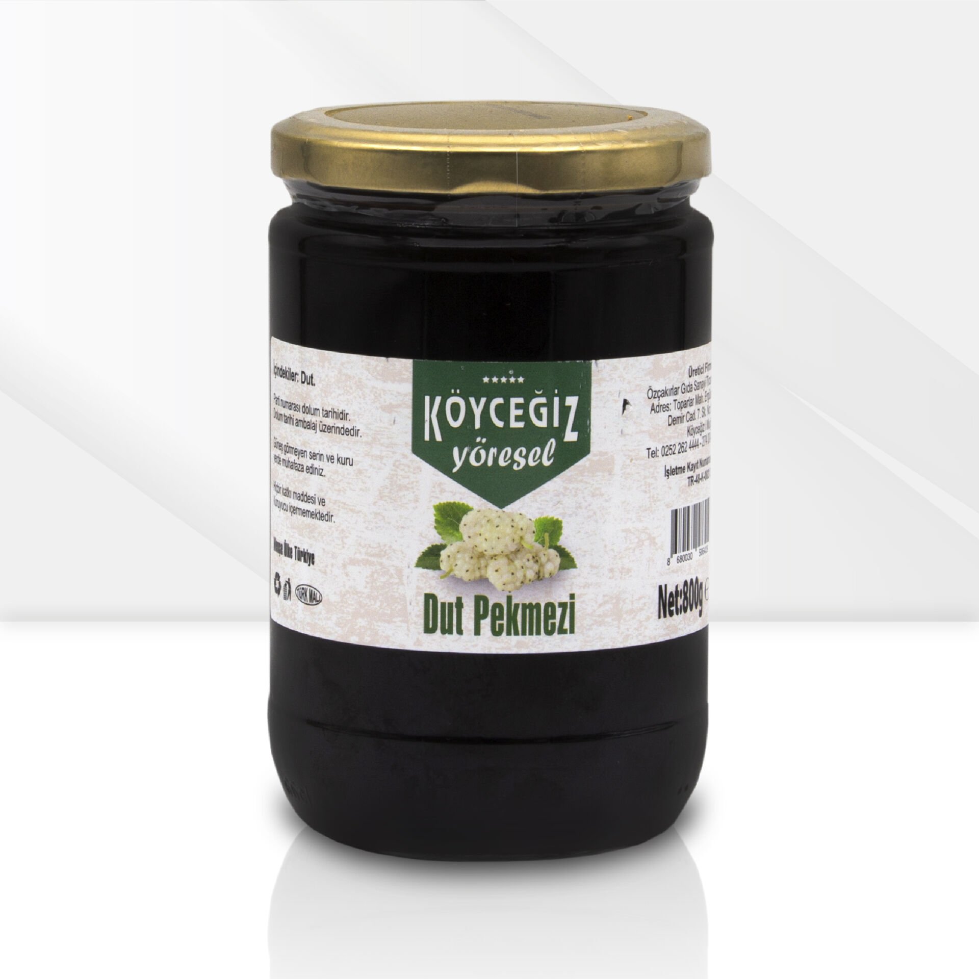 KÖYCEĞİZ YÖRESEL Dut Pekmezi 800 GR