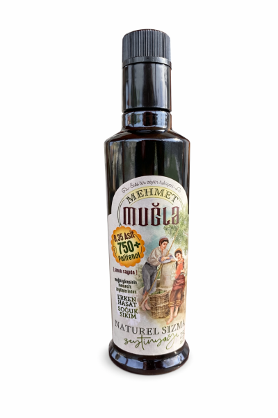 MEHMET MUĞLA Natural Sızma Zeytinyağı 750+ Polifenol 250 Ml